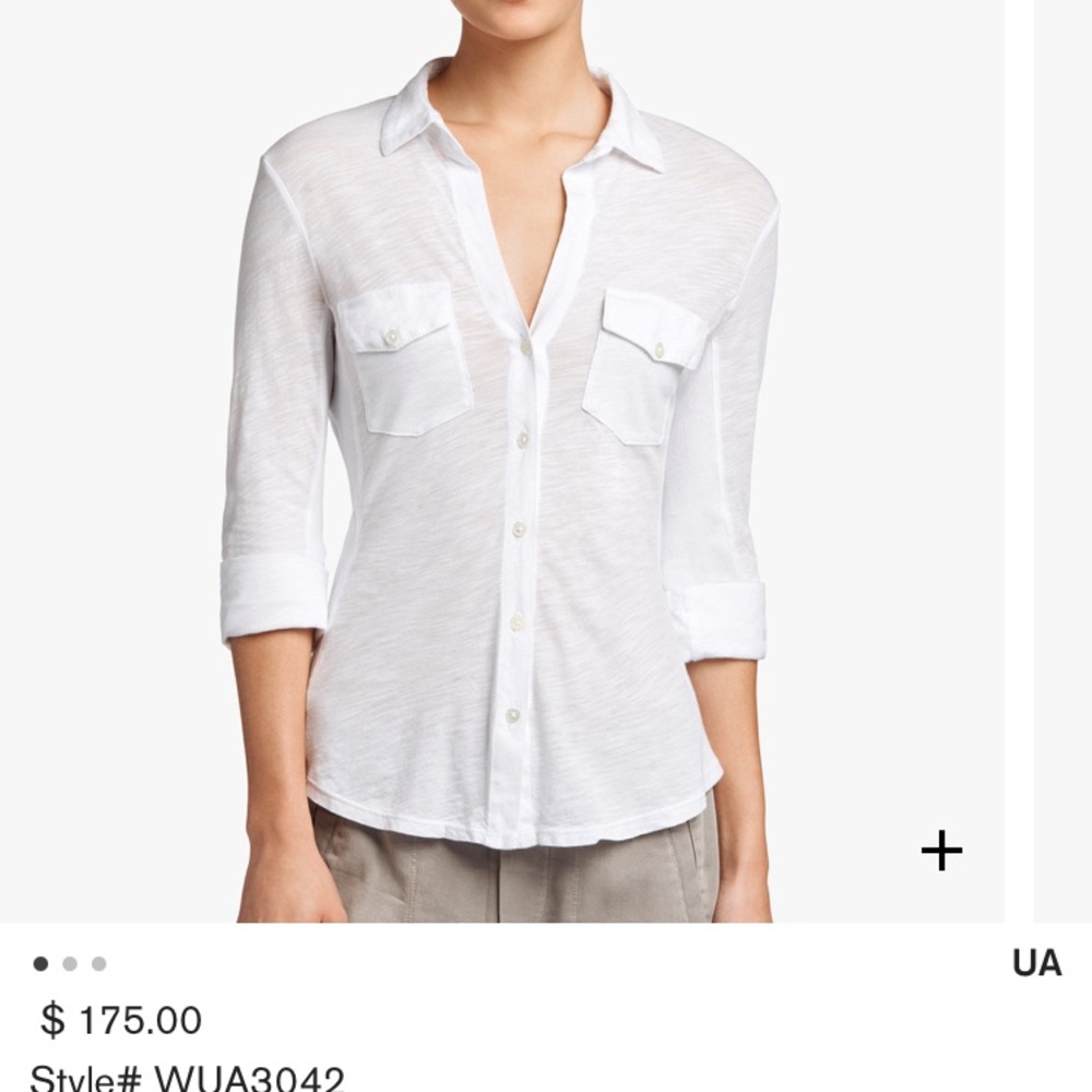White James Peres Button Up